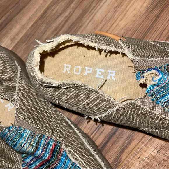 Women’s Serape Roper Shoes Size 7.5 - Picture 4 of 7